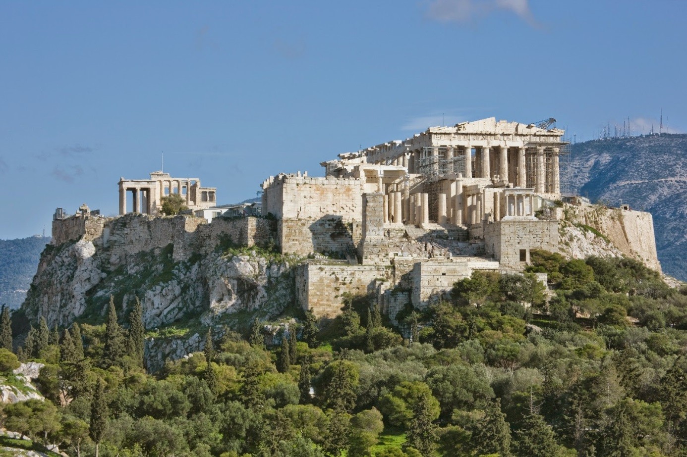 atina akropolis'i depreme dayanıklı çıktı